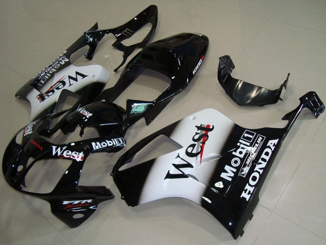 2000-2006 Honda VTR1000 Motorcycle Fairings - Glossy Black White West UK