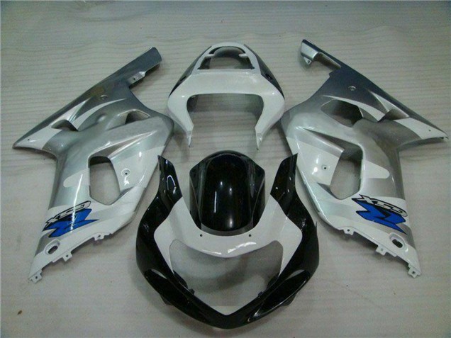 2001-2003 Suzuki GSXR 600/750 Motorcycle Fairings - Yellow Glossy Black UK