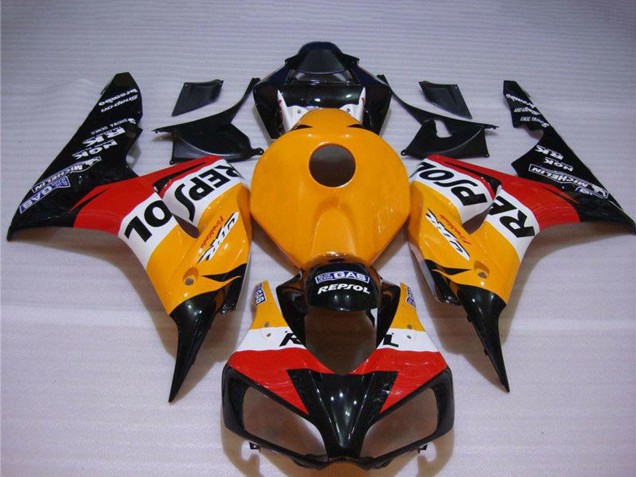 2004-2005 Honda CBR1000RR Bike Fairings - Orange White Red Glossy Black Repsol UK