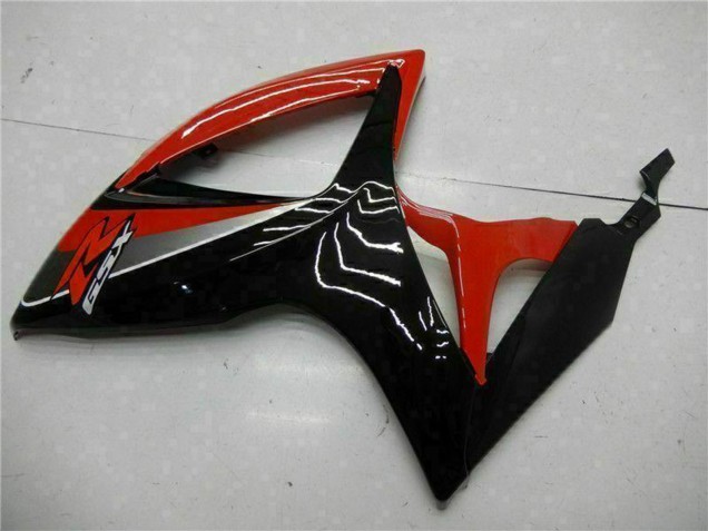 2006-2007 Suzuki GSXR 600/750 Motorcycle Fairings - Red Glossy Black UK