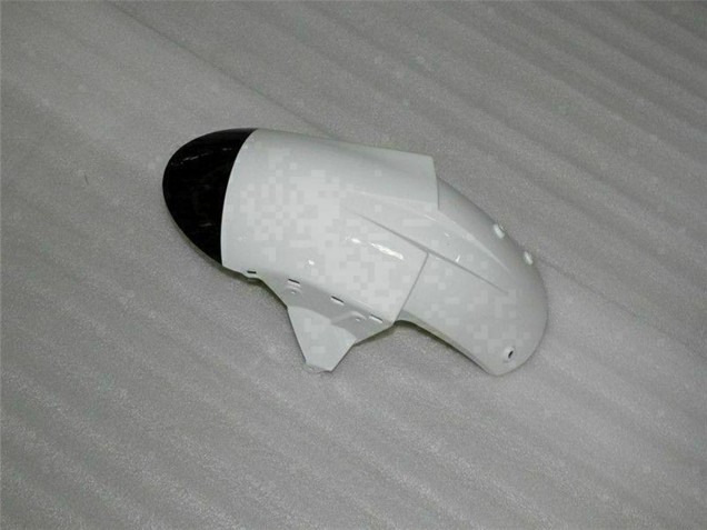 2007-2008 Kawasaki ZX6R Motorcycle Fairings - Black White UK