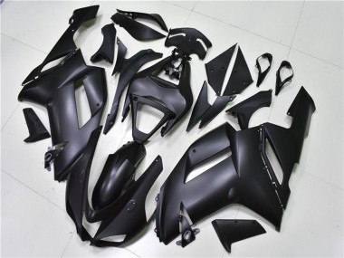 2007-2008 Kawasaki ZX6R Motorcycle Fairings - Matte Black UK