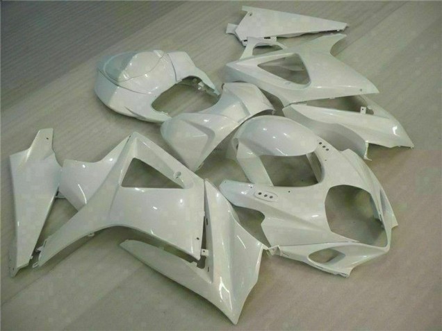 2007-2008 Suzuki GSXR 1000 Motorcycle Fairings - White UK
