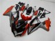 2008-2010 Suzuki GSXR 600/750 Motorcycle Fairings - Orange Grey Glossy Black UK