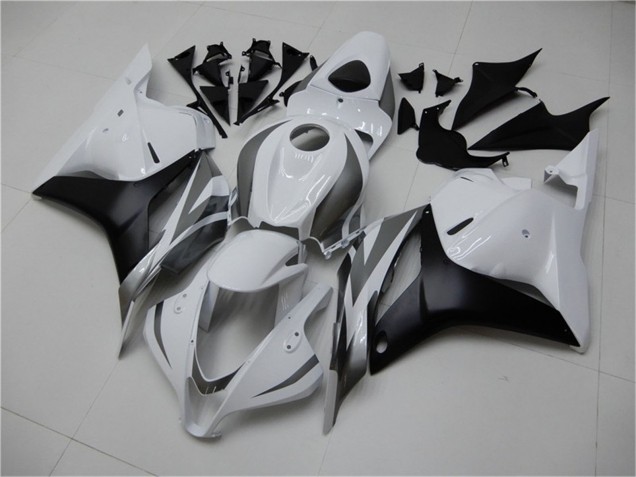 2009-2012 Honda CBR600RR Motorcycle Fairing - White Grey Matte Black UK