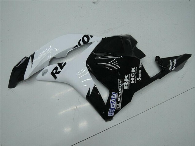 2009-2012 Honda CBR600RR Motorcycle Fairing - White Glossy Black Repsol UK