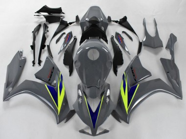 2012-2016 Honda CBR1000RR Motorcycle Fairings - Nardo Grey Blue Fluo Yellow UK