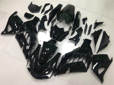 2012-2024 Kawasaki ZX14R ZZR1400 Motorcycle Fairings - Glossy Black UK