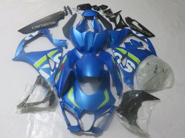 2017-2024 Suzuki GSXR 1000 Motorcycle Fairings - Blue Lime Green White UK