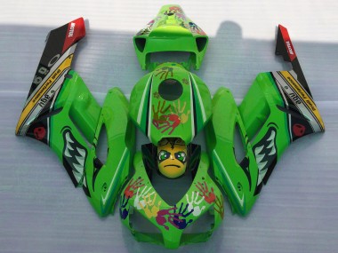2004-2005 Honda CBR1000RR Motorcycle Fairings - Green Yellow Black Red Shark UK