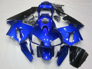 2003-2004 Honda CBR600RR Motorcycle Fairing - Blue Glossy Black UK