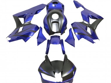 2013-2023 Honda CBR600RR Motorcycle Fairings - Blue Matte Black UK