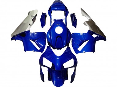 2003-2004 Honda CBR600RR Motorcycle Fairings - Silver Blue UK
