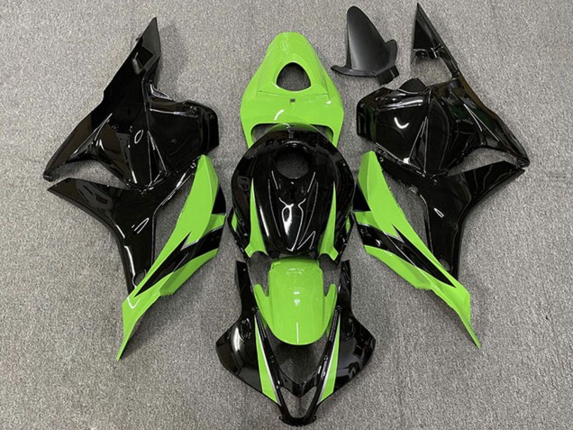 2009-2012 Honda CBR600RR Motorcycle Fairings - Green Glossy Black OEM Style UK
