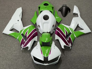 2013-2023 Honda CBR600RR Motorcycle Fairings - White Green Purple UK