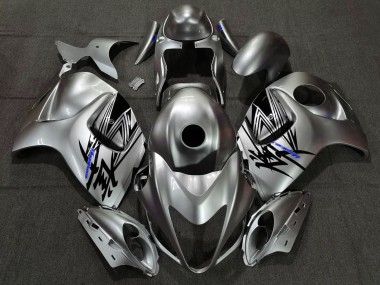 2008-2020 Suzuki GSXR 1300 Motorcycle Fairings - Liquid Silver Blue UK