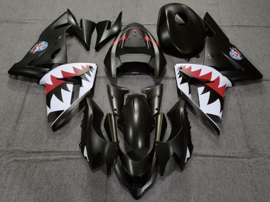 2004-2005 Kawasaki ZX10R Motorcycle Fairings - Matte Black Betty Bomber UK