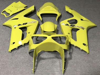 2003-2004 Kawasaki ZX6R Motorcycle Fairings - Yellow UK