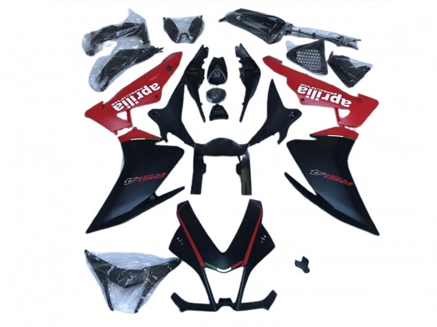 2009-2015 Aprilia RSV4 1000 Abs Motorcycle Fairings - Matte Black Red UK