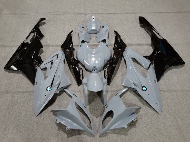 2015-2016 BMW S1000RR Motorcycle Fairings - Nardo Grey Glossy Black UK