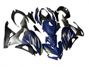 2024-2025 Kawasaki Ninja 500 EX500R Motorcycle Fairings - Blue White Yellow Silver Black UK