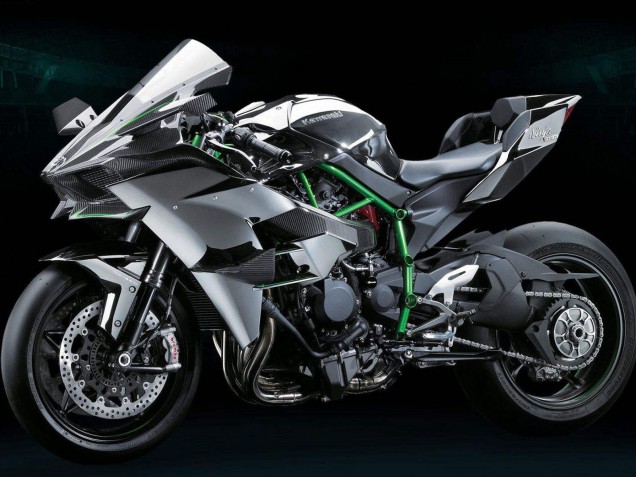 2015-2022 Kawasaki Ninja H2 Motorcycle Fairing Kits - Grey UK