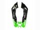 1998-2003 Kawasaki ZZR600 Motorcycle Fairings - Green Glossy Black Blue Monster Elf Touch4 Bridgestone UK