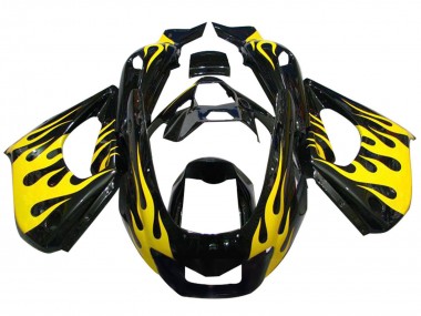 1997-2007 Yamaha YZF 1000R Thunderace Motorcycle Fairings - Black Yellow UK