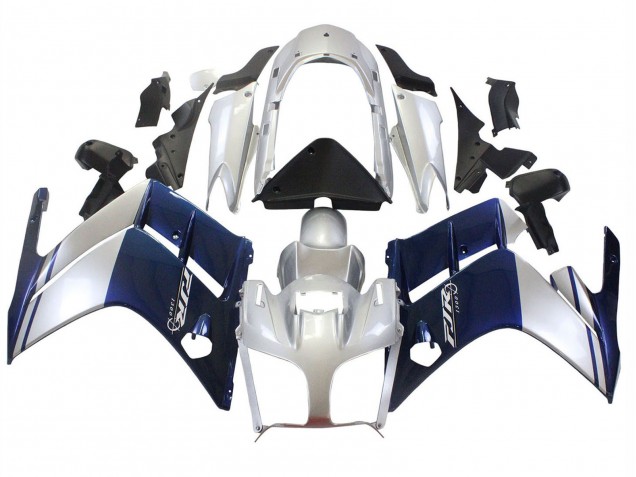2001-2006 Yamaha FJR1300 Motorcycle Fairings - Dark Blue Silver UK