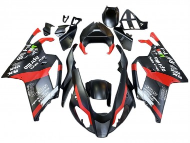 2003-2006 Aprilia RSV1000 Motorcycle Fairings - Black Red UK