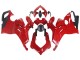 2020-2021 Ducati Panigale V4 V4S Motorcycle Fairing - Red Matte Black UK