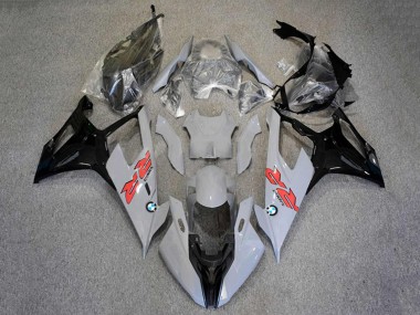 2019-2022 BMW S1000RR Motorcycle Fairings - Black Grey White UK