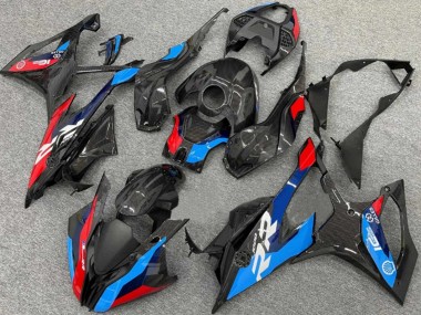 2019-2022 BMW S1000RR Motorcycle Fairings - Black Blue Red Carbon Fiber UK