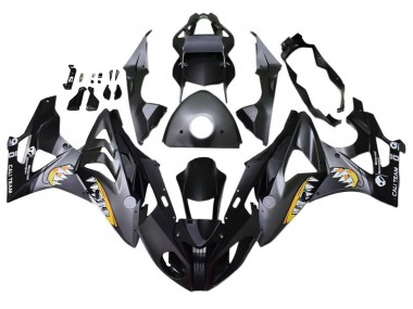 2017-2018 BMW S1000RR Motorcycle Fairings - Grey Black Yellow Shark UK