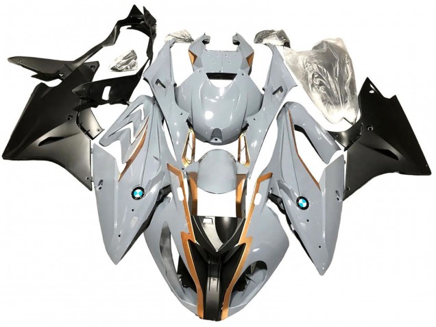 2017-2018 BMW S1000RR Motorcycle Fairings - Nardo Grey Matte Black UK