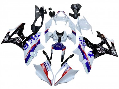 2009-2014 BMW S1000RR Motorcycle Fairings - White Red Blue Black Tyco UK