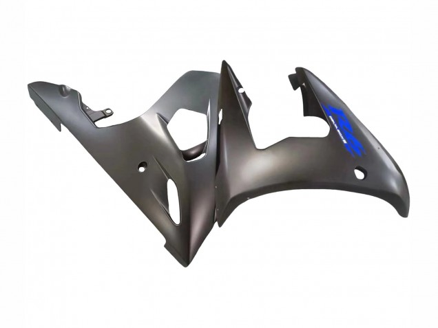 2003-2004 Yamaha YZF R6 Motorcycle Fairings - Matte Black Blue UK