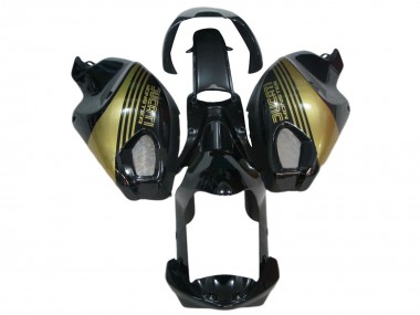 2008-2012 Ducati Monster 696 796 1100 1100S Motorcycle Fairings - Glossy Black Gold UK