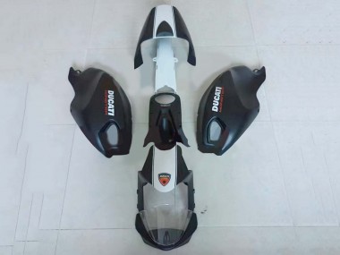 2008-2012 Ducati Monster 696 796 1100 1100S Motorcycle Fairings - White Matte Black UK