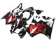 2002-2013 Honda VFR 800 Motorcycle Fairings - Glossy Black Red UK