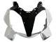 2002-2013 Honda VFR 800 Motorcycle Fairings - Pearl White Glossy Black Decal UK