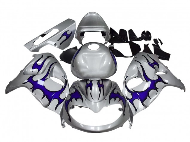 1998-2003 Suzuki TL1000R Motorcycle Fairings - Silver Blue UK