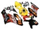 2004-2005 Honda CBR1000RR Motorcycle Fairings - Yellow Orange Glossy Black Repsol Rossi 46 UK