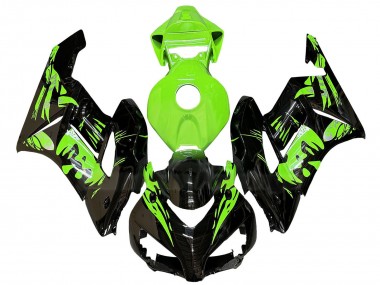2004-2005 Honda CBR1000RR Motorcycle Fairings - Green Glossy Black UK