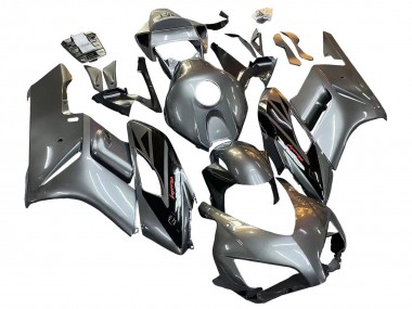 2004-2005 Honda CBR1000RR Motorcycle Fairing - Silver Glossy Black UK