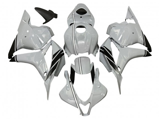 2009-2012 Honda CBR600RR Motorcycle Fairings - Glossy Grey Black UK