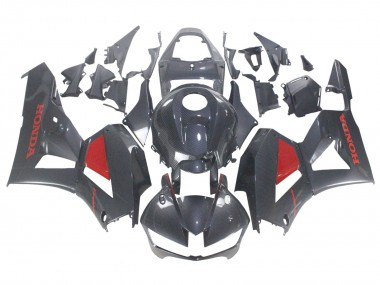 2013-2023 Honda CBR600RR Motorcycle Fairings - Black Carbon Fiber Red UK