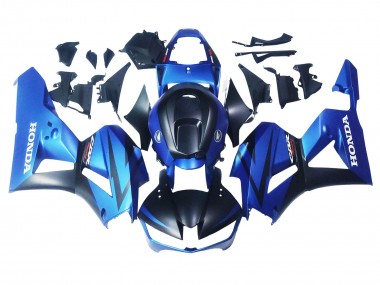 2013-2023 Honda CBR600RR Motorcycle Fairings - Blue Matte Black Racing UK