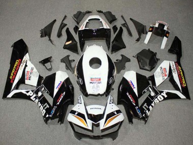 2013-2023 Honda CBR600RR Motorcycle Fairings - White Gold Glossy Black HRC UK