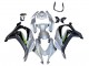2016-2020 Kawasaki ZX10R Motorcycle Fairing - Silver Green Black UK